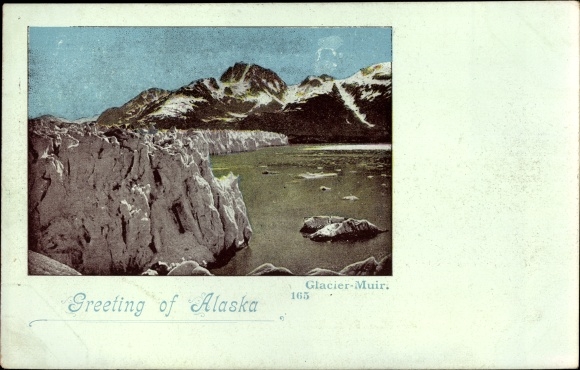 Ak Alaska de V.S., Gletsjer Muir