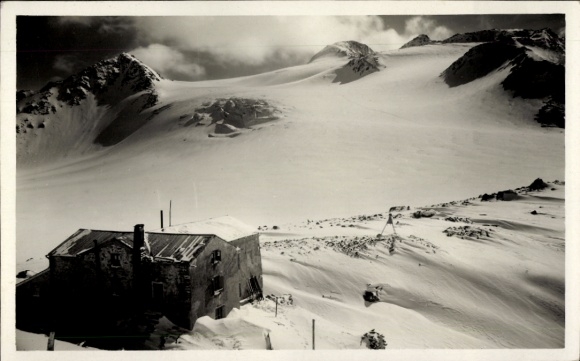 Postcard Vernago Vernagt Schnals Senales South Tyrol, Similaun Hut