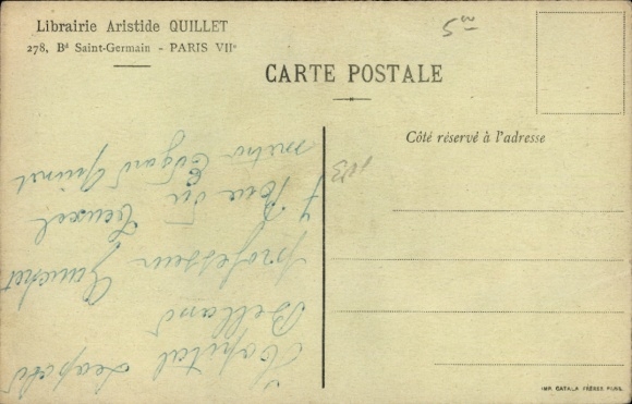 PC Paris VII. Arrondissement, Librairie Aristide Quillet, 278 Saint Germain