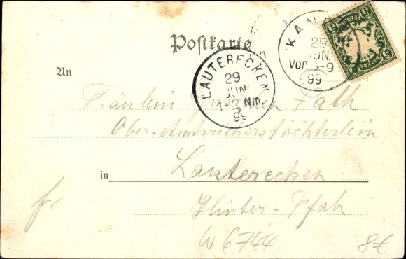 PC Kandel in the Palatinate Bienwald, street section