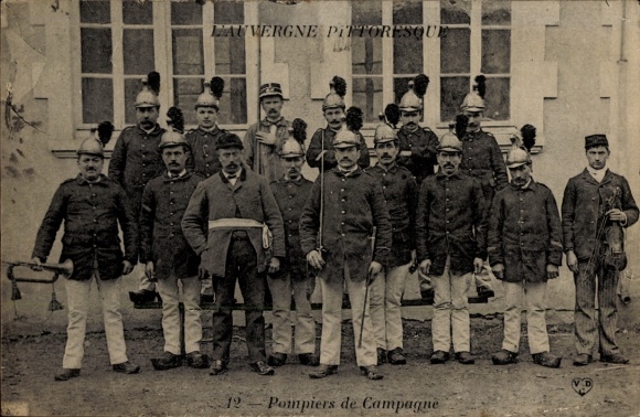 CPA Auvergne, straż pożarna Campagnie