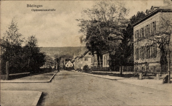 Postcard Büdingen in Hesse, Gymnasiumstrasse