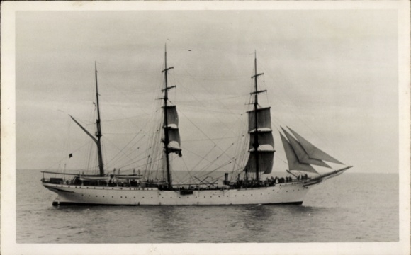 Ak Segelschiff, Dreimaster