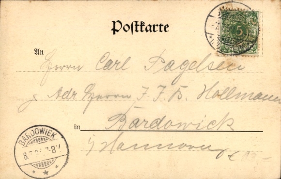 Art Nouveau Postcard Oldenburg in Holstein, Church, total view southwest
