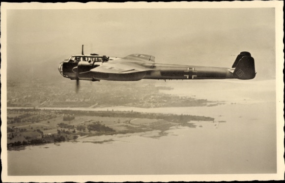 Ak Duitse luchtmacht, Dornier Do 215 B gevechtsvliegtuig