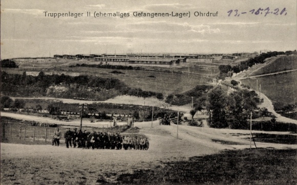 Ak Ohrdruf in Thüringenm, Truppenlager II. ehemaliges Gefangenen-Lager