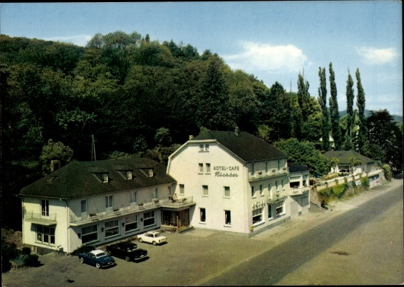 Postcard Bad Breisig am Rhein, Hotel Rheineck