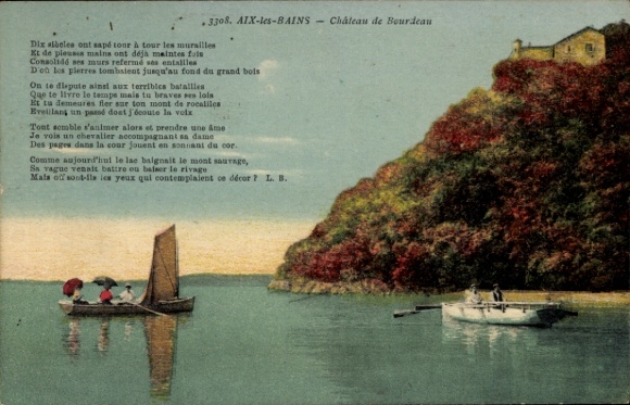 CPA Aix-les-Bains, Savoie, Château de Bourdeau