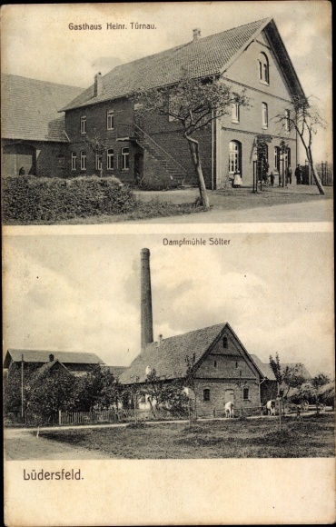 PC Lüdersfeld Schaumburg Lower Saxony, Gasthaus Heinr. Türnau, Sölter steam mill
