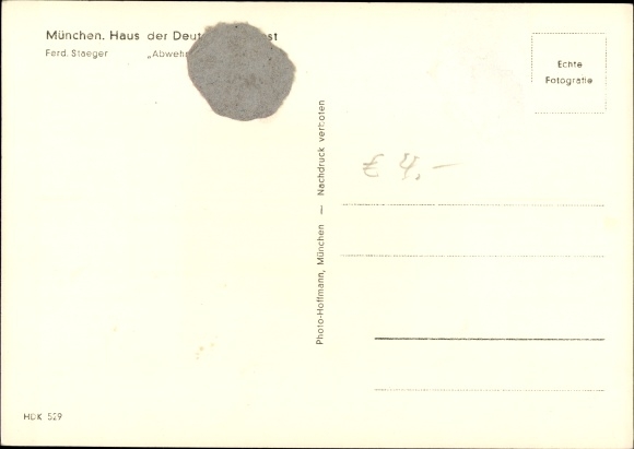 Artist Postcard Staeger, Ferd., Defense against Eastern invasions