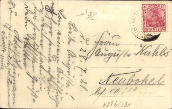 Postcard Wohlenrode Eldingen in Lower Saxony, inn, farm owner Drangmeister, Lachtebrücke, school