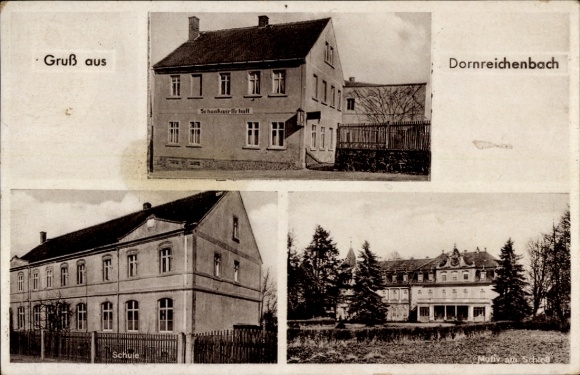 Ak Dornreichenbach Lossatal Saksen, herberg