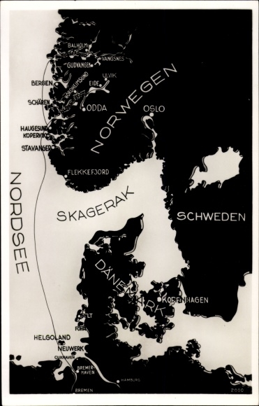 Mapy KP Trasa w Hardanger i Sognefjord w Norwegii, Szwecji, Danii