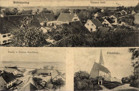 Ak Scheuring in Opper-Beieren, Benedendorp, Bijkerk, Deel van Beneden-Kirchberg