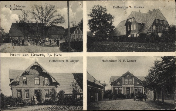 PC Uenzen Süstedt Bruchhausen Vilsen Lower Saxony, Gasthaus Lüdecke, farm owner Meyer, lamp