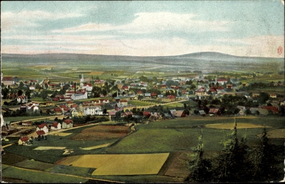 Postcard Seifhennersdorf in Upper Lusatia Saxony, Panorama
