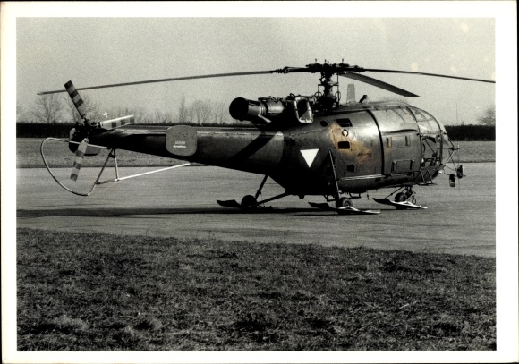 Photo Austrian military helicopter, Aerospatiale SA 319