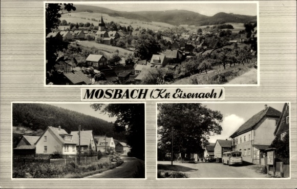 PC Mosbach Wutha Farnroda, partial view, street view, settlement