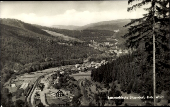 Ak Sitzendorf in Thüringen, Panorama