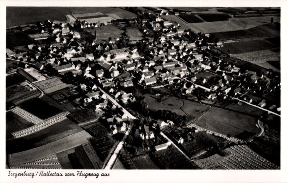 Postcard Siegenburg in Lower Bavaria, aerial photograph
