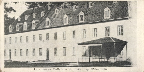 Postcard Québec Canada, Le Château Belle-Vue du Petit Cap St Joachim