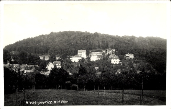 Photo Postcard Dresden Niederpoyritz, town view
