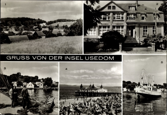 KP Wyspa Uznam, Benz, Korswandt, restauracja Idyll na Wolgastsee, Kamminke, molo Ahlbeck