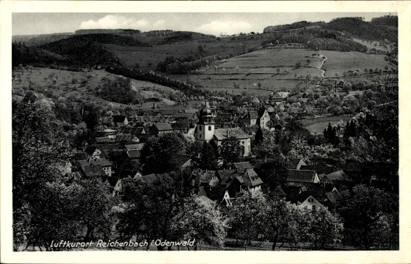 Ak Reichenbach Lautertal im Odenwald, Panorama