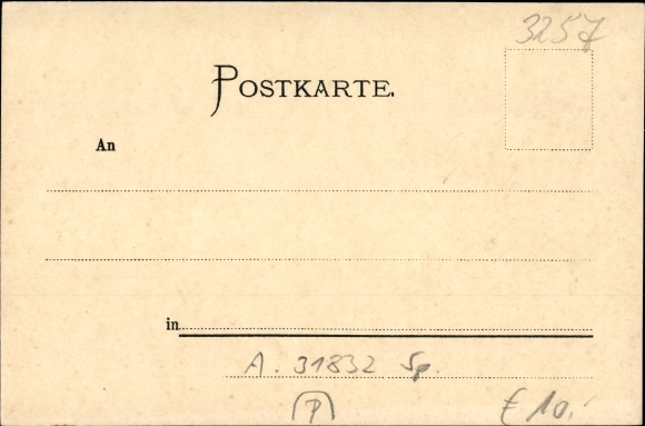 Postcard Altenhagen Springe Deister, inn by Heinrich Schaper