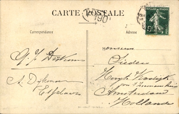 Ak Paris XIX Buttes Chaumont, luchtschip over het meer, Buttes Chaumont, parklandschap, historisch...