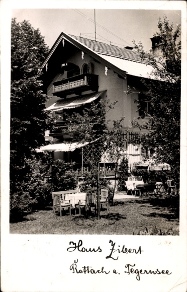 Ak Rottach Egern in Oberbayern, Haus Zibert