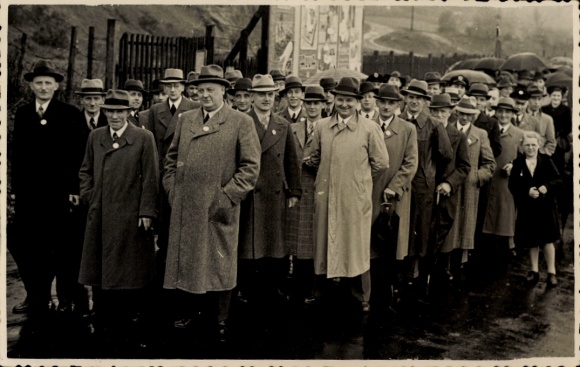 Photo Postcard Elberfeld Wuppertal, men's group photo