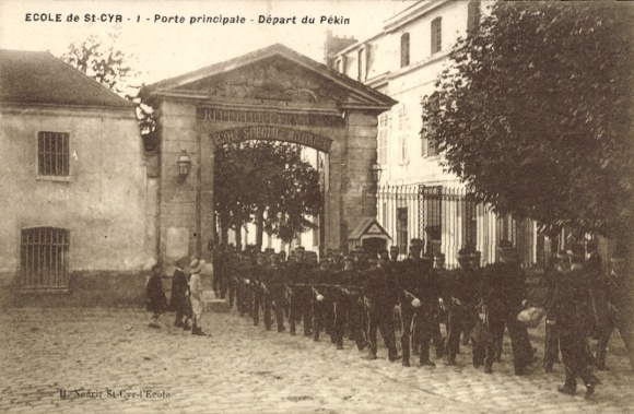 Ak Saint Cyr Yvelines, Ecole, Porte Principale, Depart du Pekin