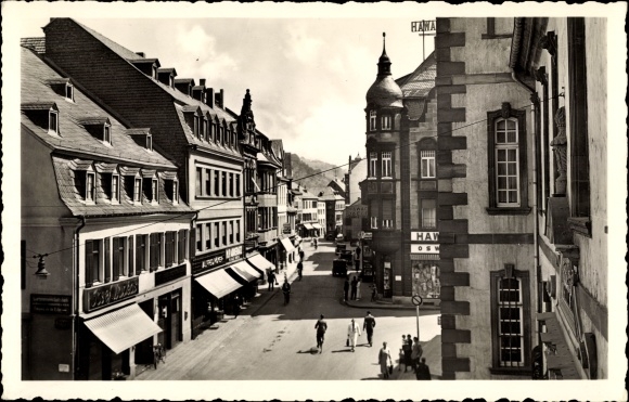 Postcard Merzig an der Saar, Adolf Hitler Strasse