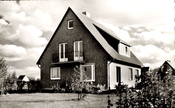 Postcard Bäk in the Duchy of Lauenburg, Haus Glücksklee