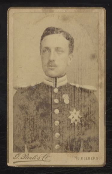 CdV Portrait Ludwig Wilhelm Prinz von Baden