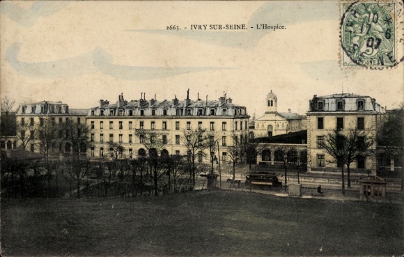 Ak Ivry sur Seine Val de Marne, L'Hospice