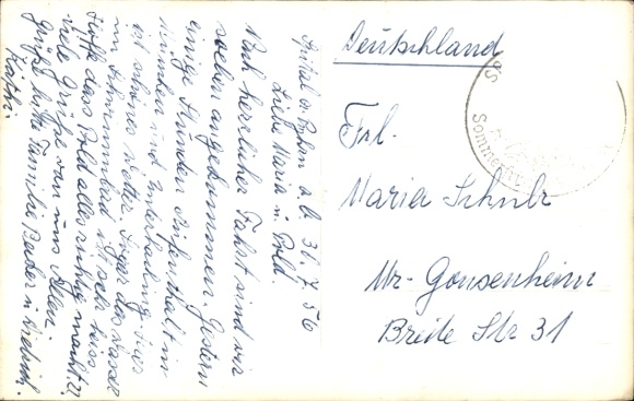 Postcard Jauern Spital am Semmering Styria, landscape with hills, church, railway line, from Spital a