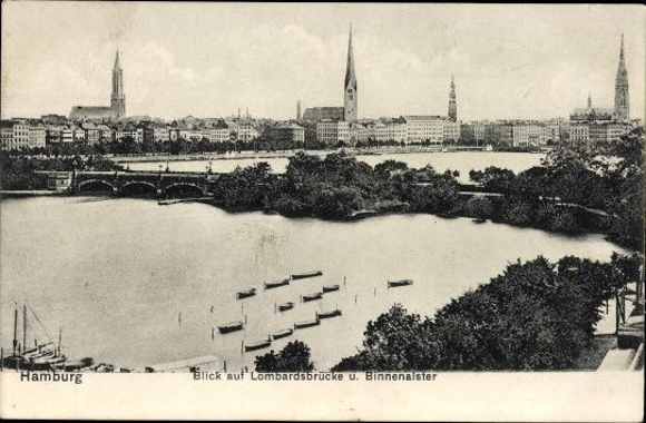 10 old PCs Hamburg, various views, partially painted