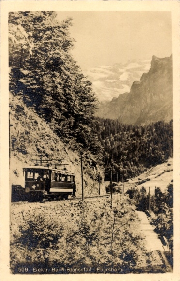 KP Engelberg Canton Obwalden Szwajcaria, Kolej elektryczna Stansstad