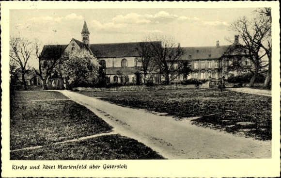 Ak Marienfeld Harsewinkel Westfalen, Kirche u. Abtei