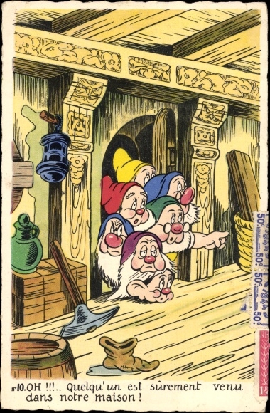 Artist PC Walt Disney, Snow White and the Seven Dwarfs, Snow White