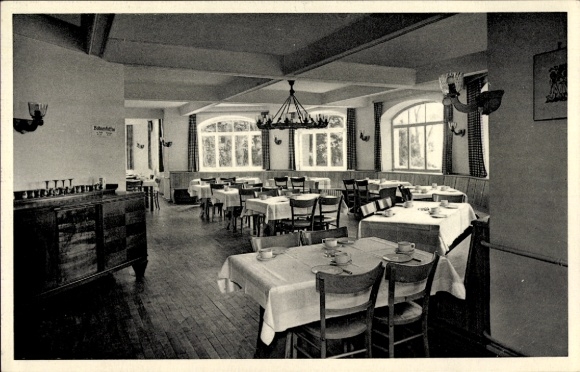 Postcard Alsbach Hähnlein an der Bergstraße Hessen, Christian Stock School, recreation home