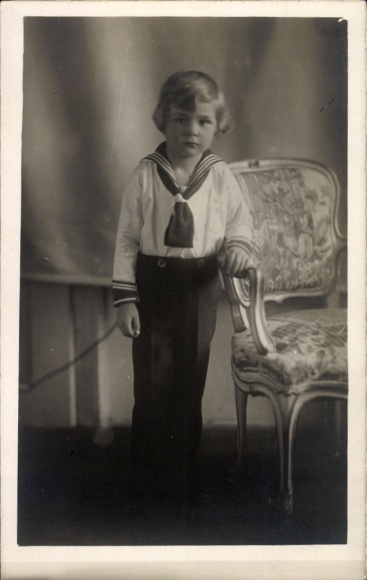 Ak Prinz Christian von Braunschweig und Lüneburg, Portrait in Matrosenanzug