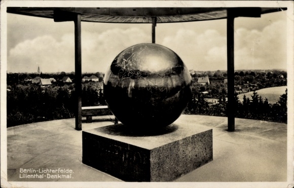 Postcard Berlin Steglitz Groß Lichterfelde, Lilienthal Monument