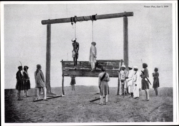 Collective picture robber state England, England&#39;s revenge on India, hanged Indians