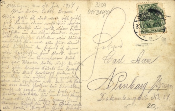 Photo Postcard Ottbergen Schellerten in Lower Saxony, residential building