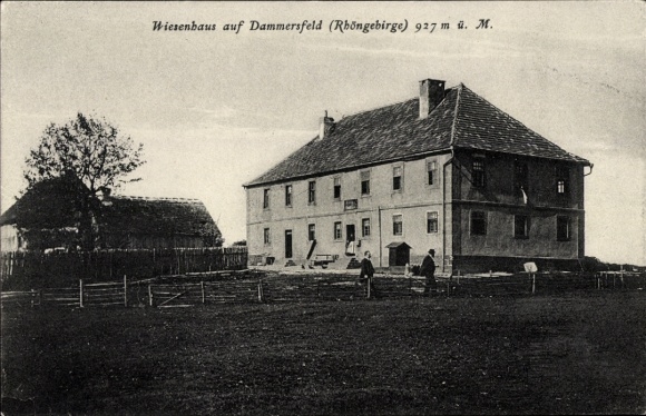 Ak Wildflecken in de Rhön Neder-Franken, Dammersfeld, Gasthaus Wiesenhaus