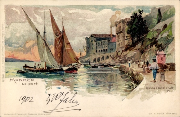 Artysta lito Wielandt, Manuel, Monako, Le Port