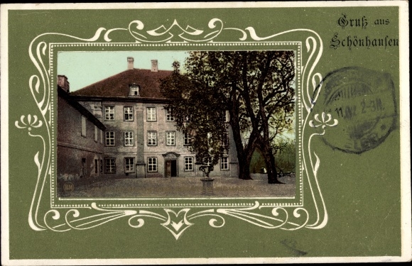 Passepartout PC Schönhausen on the Elbe, lot at the castle